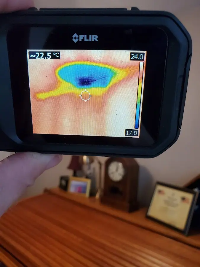 Thermal imaging inspection for water damage in Euless