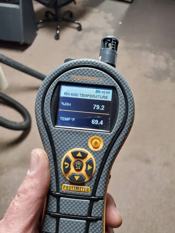 Moisture meter humidity assessment for Fire & Smoke Damage Restoration in Euless