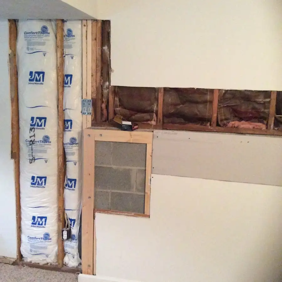 Wall insulation replacement during Contents Cleaning & Restoration in Euless